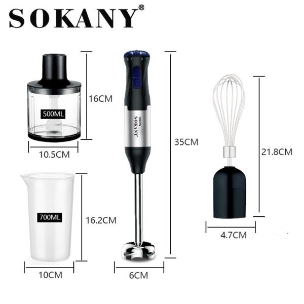 Sokany 4 in 1 Multifunctional Kitchen Blender - Image 2