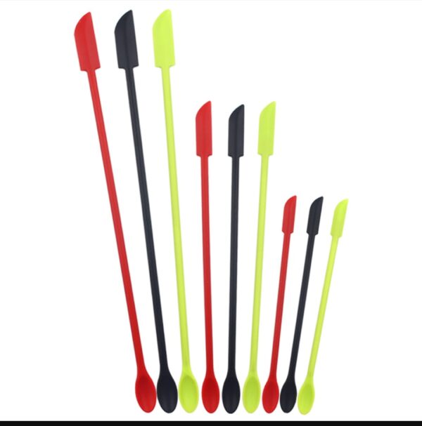 3 in 1 Cosmetics creative mini silicone spatula